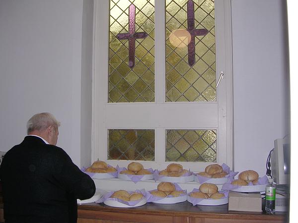 Vorbereitung f&uuml;r das Mahl